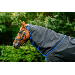 Horseware Amigo Ripstop 900D Turnout Halsdecke 150g Schwarz / Klassisches Blau