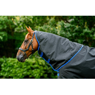 Horseware Amigo Ripstop 900D Turnout Halsdecke 150g Schwarz / Klassisches Blau