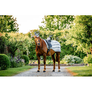 Horseware Newmarket Polarfleece-Nierendecke Holzkohle Witney Grau