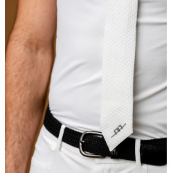 Krawatte Horseware AA MotionLite Tie Weiß Weiß