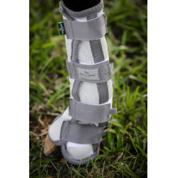 Fliegenschutz-Gamaschen Horseware, 2 Stück Silber / Titan-Grau / Silber