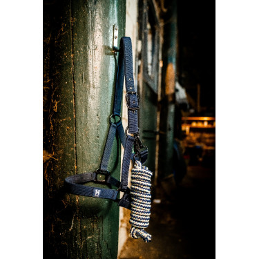 Halfter und Führstrick Horseware Newmarket Marine Witney Marineblau