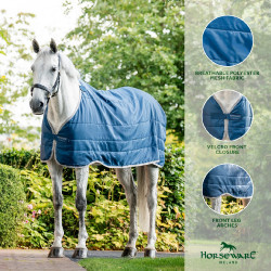 Liner Horseware Ionic Therapy 50g Bleu imperial / argent /Marine Blau