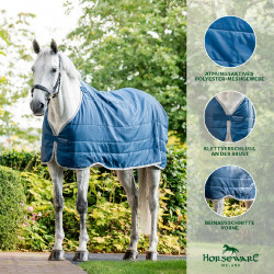 Liner Horseware Ionic Therapy 50g Bleu imperial / argent /Marine Blau