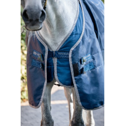Liner Horseware Ionic Therapy 50g Bleu imperial / argent /Marine Blau