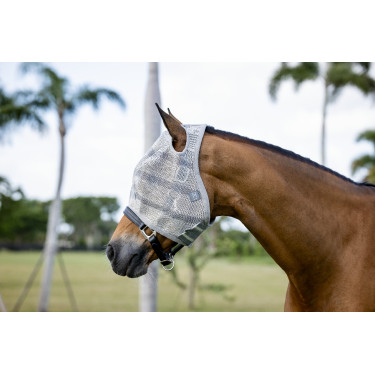 Fliegenmaske Horseware Newmarket ohne Ohren Holzkohle Witney Grau Fliegenmaske Horseware Newmarket ohne Ohren Holzkohle Witney Grau