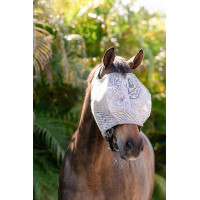 Fliegenmasken Horseware Amigo ohne Ohren Silber / Titan-Grau / Silber Fliegenmasken Horseware Amigo ohne Ohren Silber / Titan-Grau / Silber