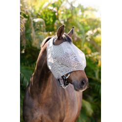 Fliegenmasken Horseware Amigo ohne Ohren Silber / Titan-Grau / Silber