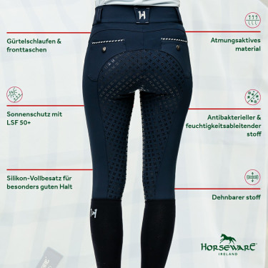 Horseware Newmarket Reithose mit hoher Taille und Vollbesatz Horseware Newmarket Reithose mit hoher Taille und Vollbesatz