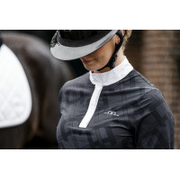 Turnierpolo Horseware AA Alcina Langarm Holzkohle Grau Turnierpolo Horseware AA Alcina Langarm Holzkohle Grau