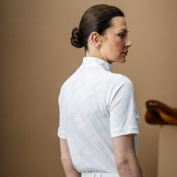 Turniershirt Horseware AA Elena kurzärmelig Weiß Weiß