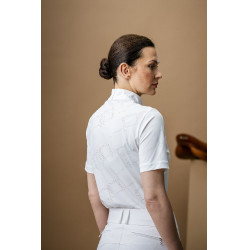 Turniershirt Horseware AA Elena kurzärmelig Weiß Weiß