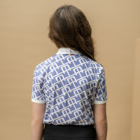 Polo Horseware AA Kinder Zanara Sizilianisch Blau