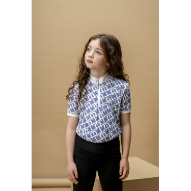 Polo Horseware AA Kinder Zanara Sizilianisch Blau