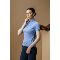 Polo Horseware AA Tech Viertel Gia Sizilianisch Blau