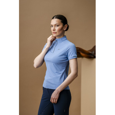 Polo Horseware AA Tech Viertel Gia Sizilianisch Blau