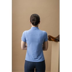 Polo Horseware AA Tech Viertel Gia Sizilianisch Blau