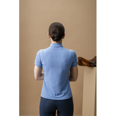 Polo Horseware AA Tech Viertel Gia Sizilianisch Blau