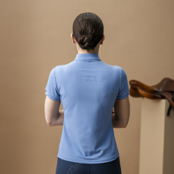 Polo Horseware AA Tech Viertel Gia Sizilianisch Blau