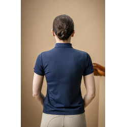 Polo Horseware AA Tech Viertel Gia Marine Marineblau