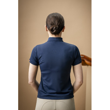 Polo Horseware AA Tech Viertel Gia Marine Marineblau