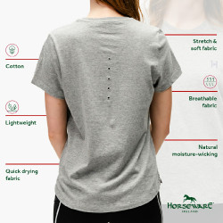 T-Shirt Horseware Active Grau