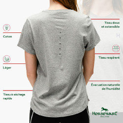 T-Shirt Horseware Active Grau