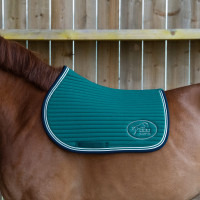 Jump'In Balthazar Teppich Grün / Marineblau Gr&uuml;n