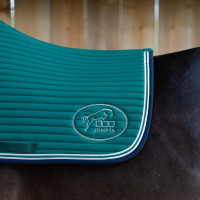 Jump'In Balthazar Teppich Grün / Marineblau Gr&uuml;n