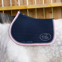 Jump'In Balthazar Teppich Marine / Rosa Blau Jump'In Balthazar Teppich Marine / Rosa Blau