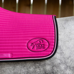 Jump'In Balthazar Teppich Fuchsia / Schwarz Rosa