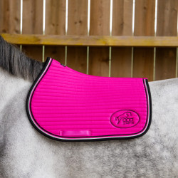 Jump'In Balthazar Teppich Fuchsia / Schwarz Rosa