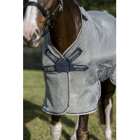 Fliegenschutzdecke Horseware Rambo Protector Fieldsafe Silber / Marineblau Fliegenschutzdecke Horseware Rambo Protector Fieldsafe Silber / Marineblau