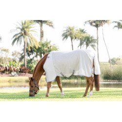 Fliegendecke Horseware Amigo Bug Rug Silber / Titan-Grau / Silber