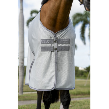 Fliegenschutzdecke Horseware Amigo Bug Buster Silber / Titan-Grau / Silber Fliegenschutzdecke Horseware Amigo Bug Buster Silber / Titan-Grau / Silber