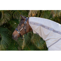 Fliegenschutz-Halsschutz Amigo Horseware Bug Buster Silber / Titan-Grau / Silber