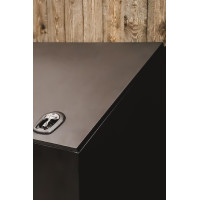 Futterbehälter aus Aluminium Grooming Deluxe by Kentucky auf Rollen Schwarz