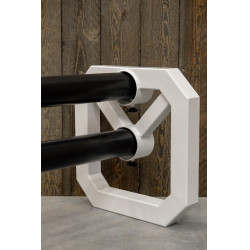 Cavaletti Aluminium Square Grooming Deluxe von Kentucky im 2er-Set Weiß Weiß Cavaletti Aluminium Square Grooming Deluxe von Kentucky im 2er-Set Weiß Weiß