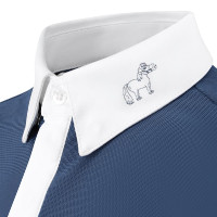 Kentucky Turnierpolo Osaka kurzärmelig Jungen Marine Marineblau