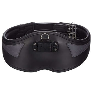 Anatomischer Gurt Acavallo Gel & PVC Schwarz
