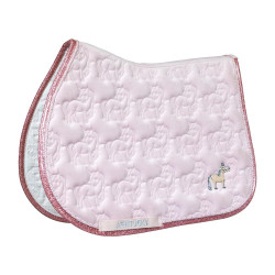 Kentucky Glitzer-Einhorn-Satteldecke Blassrosa