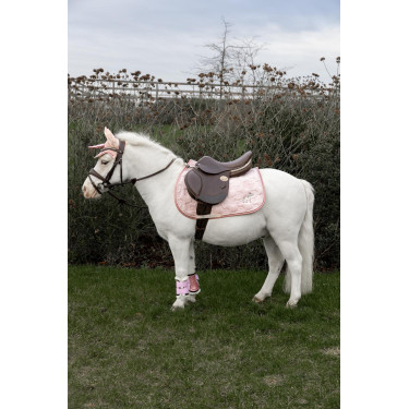 Kentucky Glitzer-Einhorn-Satteldecke Blassrosa