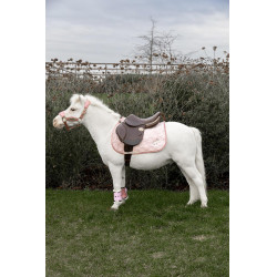 Kentucky Glitzer-Einhorn-Satteldecke Blassrosa