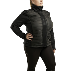 Damenjacke Montar Emma Hybrid Curve Schwarz