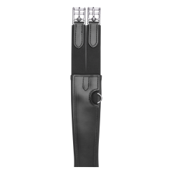 Waldhausen Sattelgurt aus Leder Schwarz