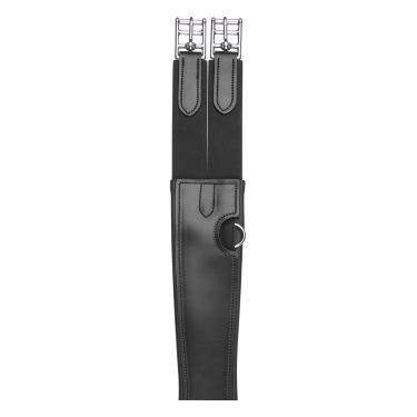 Waldhausen Sattelgurt aus Leder Schwarz