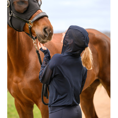 Fliegenabweisender Kapuzenpulli ELT Ruby Tiefblau Fliegenabweisender Kapuzenpulli ELT Ruby Tiefblau
