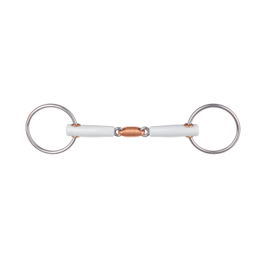 Beris Kandare mit doppelt gebrochener Stange, Ring 6 cm Beris Kandare mit doppelt gebrochener Stange, Ring 6 cm