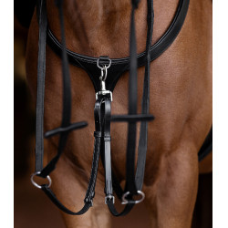 Brustblatt Waldhausen X-Line mit langem Steg Schwarz Brustblatt Waldhausen X-Line mit langem Steg Schwarz