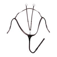 Brustblatt Waldhausen X-Line mit langem Steg Braun